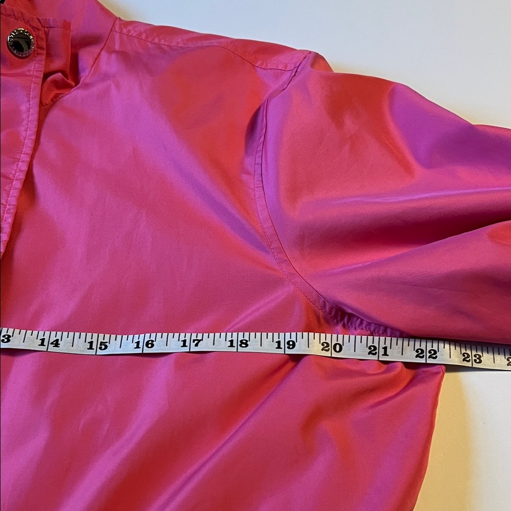 Lauren Ralph Lauren Women Petite Large Pink Lined Windbreaker Jacket - Picture 5 of 8